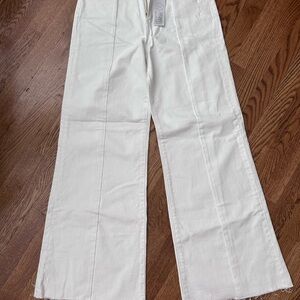 Chic White Flare & Wide Leg Jeans